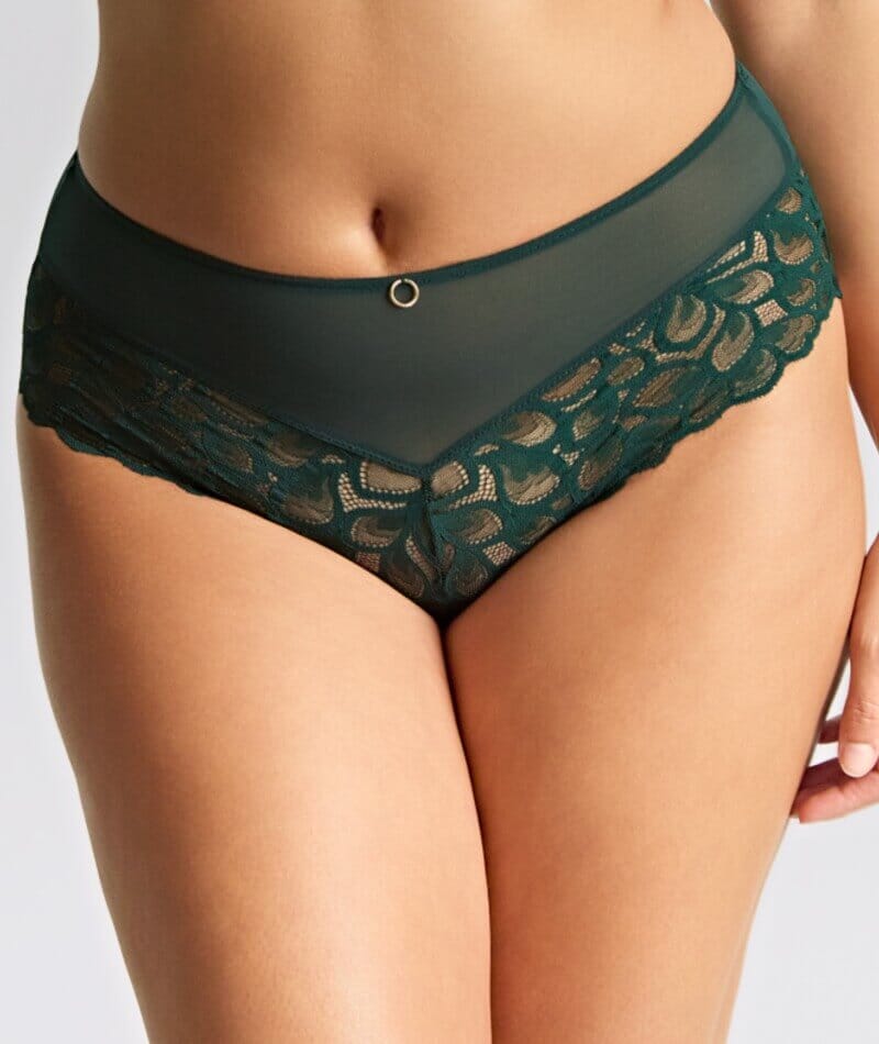 Panache Allure Deep Brief - Forest Green Knickers
